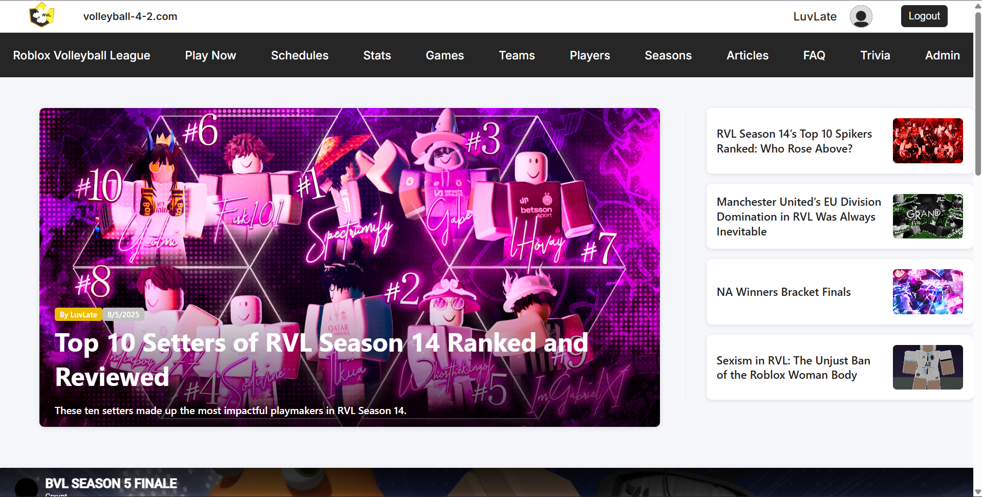 Volleyball 4-2 Website